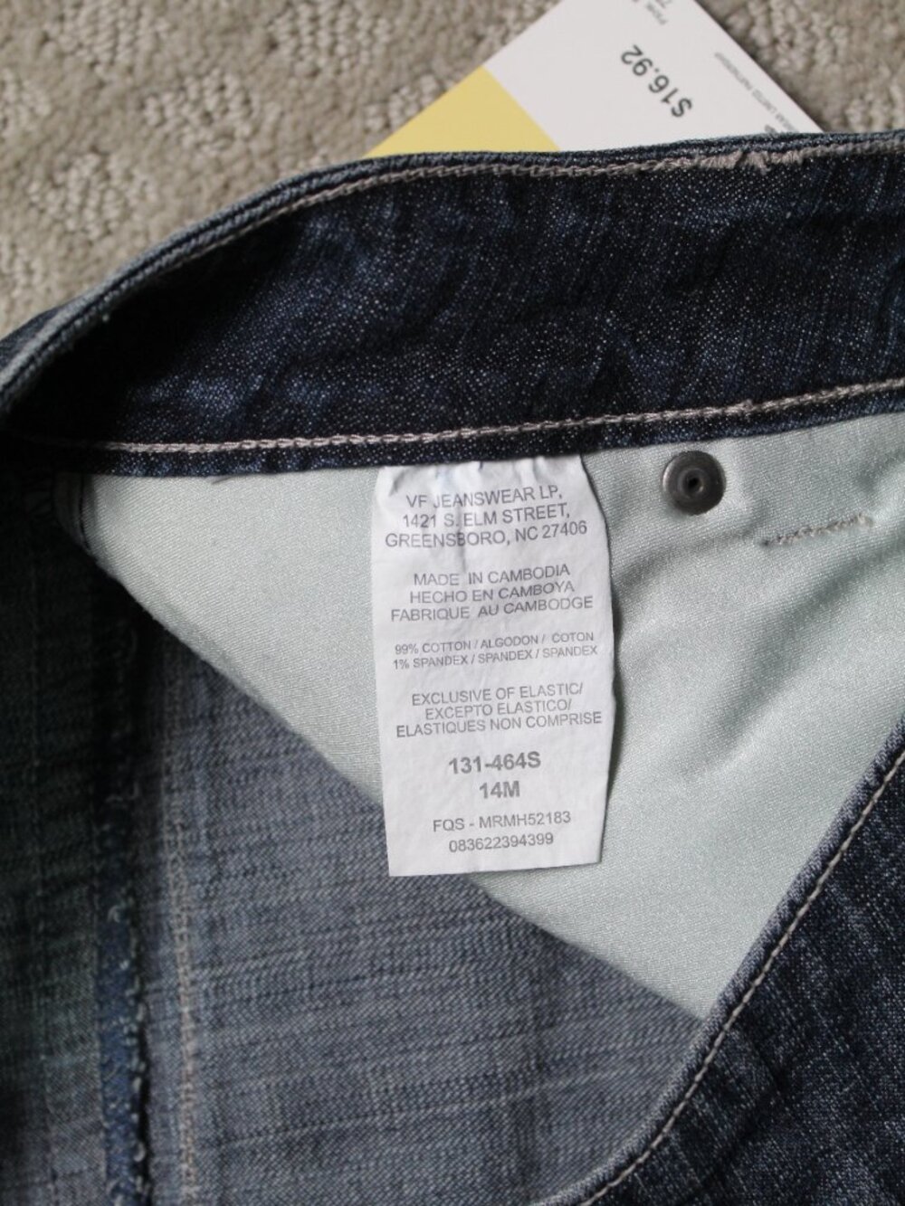 Riders by Lee Jeans Womens Size 14 M Cropped Instantly Slims You Dark NEW - Picture 4 of 7